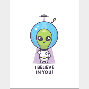 Motivational Alien Posters and Art